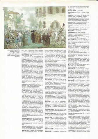 LAMINA LAROUSSE 70411: La abolicion de la Inquisicion en Barcelona, litografia de G. Engelmann