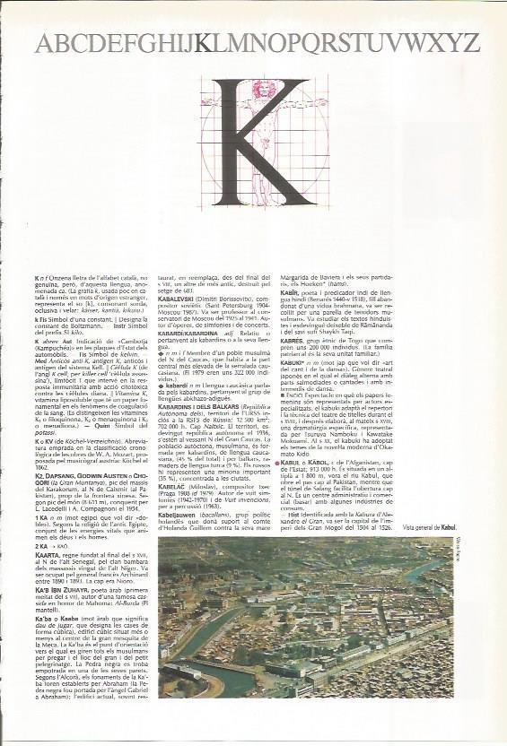 LAMINA LAROUSSE 70385: Vista general de Kabul, Afganistan