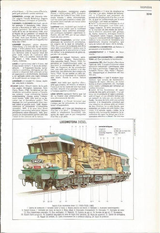 LAMINA LAROUSSE 70362: Locomotora diesel