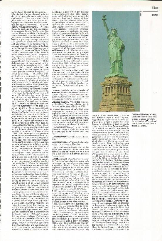 LAMINA LAROUSSE 70364: La estatua de la Libertad, Nueva York