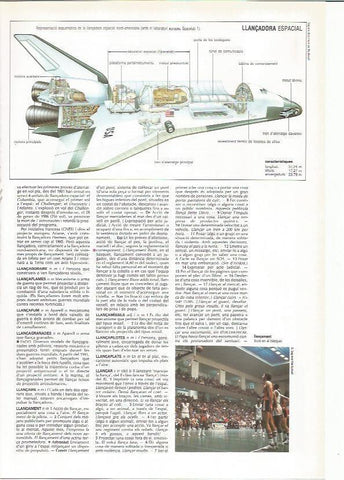 LAMINA LAROUSSE 70369: Lanzadora espacial