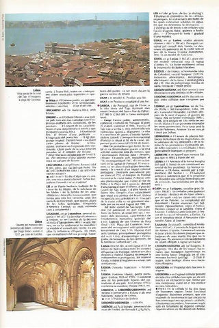 LAMINA LAROUSSE 70372: Vista de Lisboa