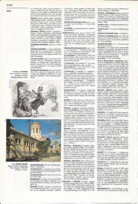 LAMINA LAROUSSE 70450: Biblioteca Museo Balaguer en Vilanova i la Geltru, Barcelona