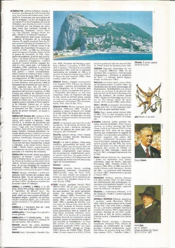 LAMINA LAROUSSE 70457: Peñon de Gibraltar