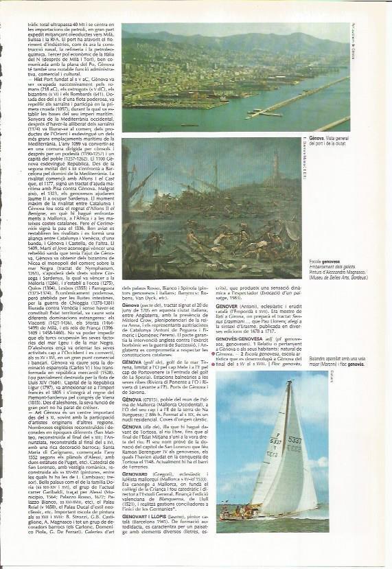 LAMINA LAROUSSE 70459: Vistas de Genova