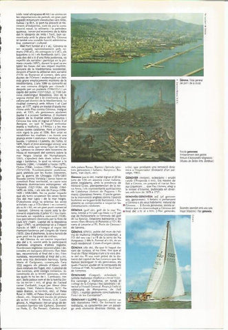 LAMINA LAROUSSE 70459: Vistas de Genova