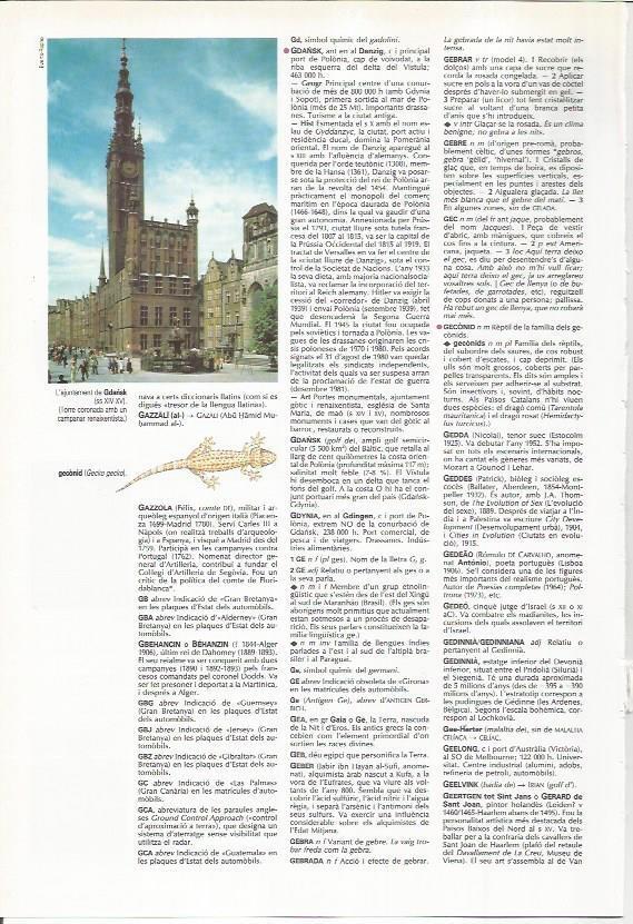 LAMINA LAROUSSE 70462: Ayuntamiento de Gdarisk, Polonia