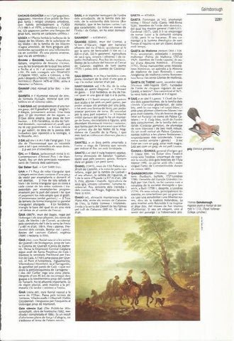 LAMINA LAROUSSE 70467: Campesinos yendo al mercado por la mañana, por Gainsborough