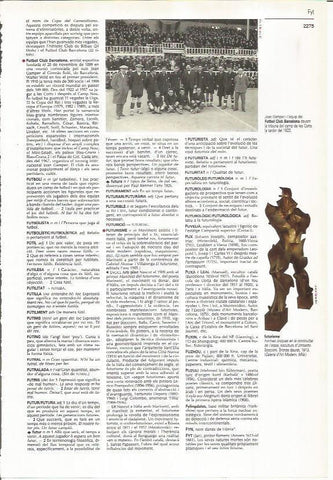 LAMINA LAROUSSE 70468: Joan Gamper y el FC Barcelona en 1923