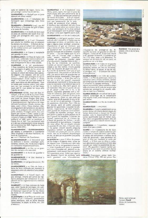 LAMINA LAROUSSE 70446: Vista de Guadamar, Alicante