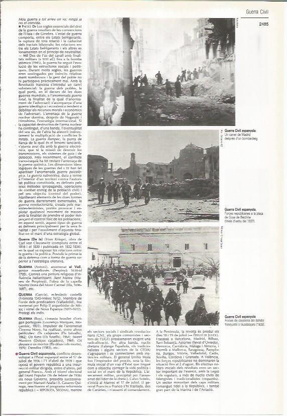 LAMINA LAROUSSE 70444: Fotografias de la Guerra Civil española