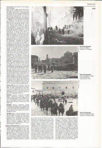 LAMINA LAROUSSE 70444: Fotografias de la Guerra Civil española