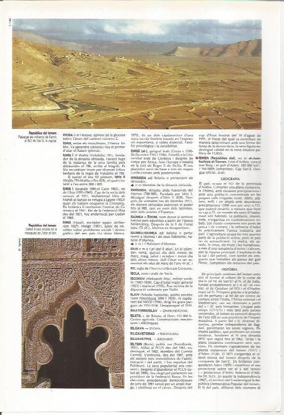 LAMINA LAROUSSE 70420: Paisajes de Yemen