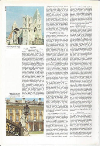LAMINA LAROUSSE 70427: Iglesia de Zsambek, Hungria
