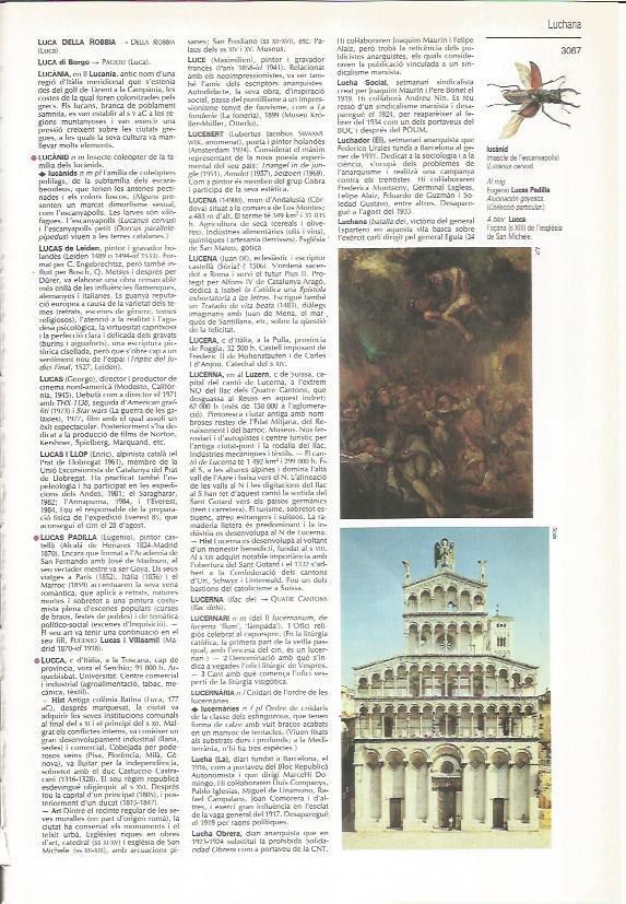LAMINA LAROUSSE 70596: Iglesia de San Miquel en  Lucca. Italia