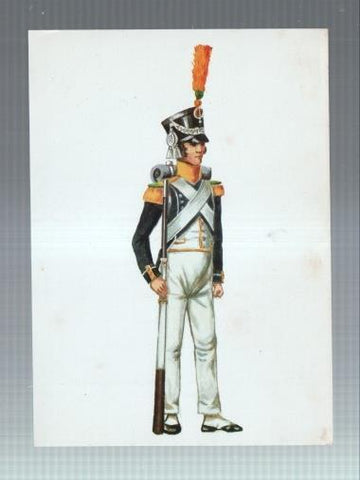 Estampa: Tirador del quinto ligero de coraceros de infanteria , año 1808. Francia