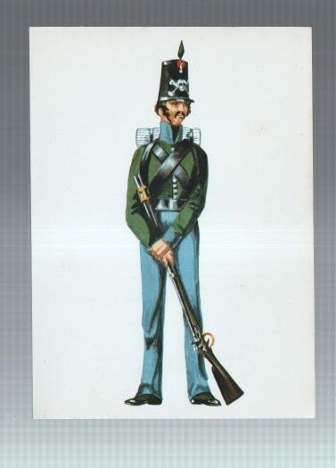 Estampa: Soldado del regimiento de la muerte, año 1808. España