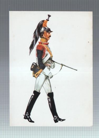 Estampa: Soldado del noveno de coraceros. año 1805. Francia