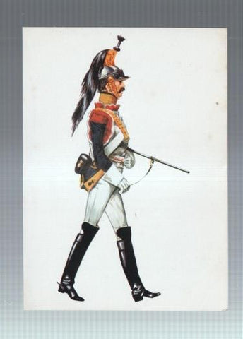 Estampa: Soldado del noveno de coraceros. año 1805. Francia