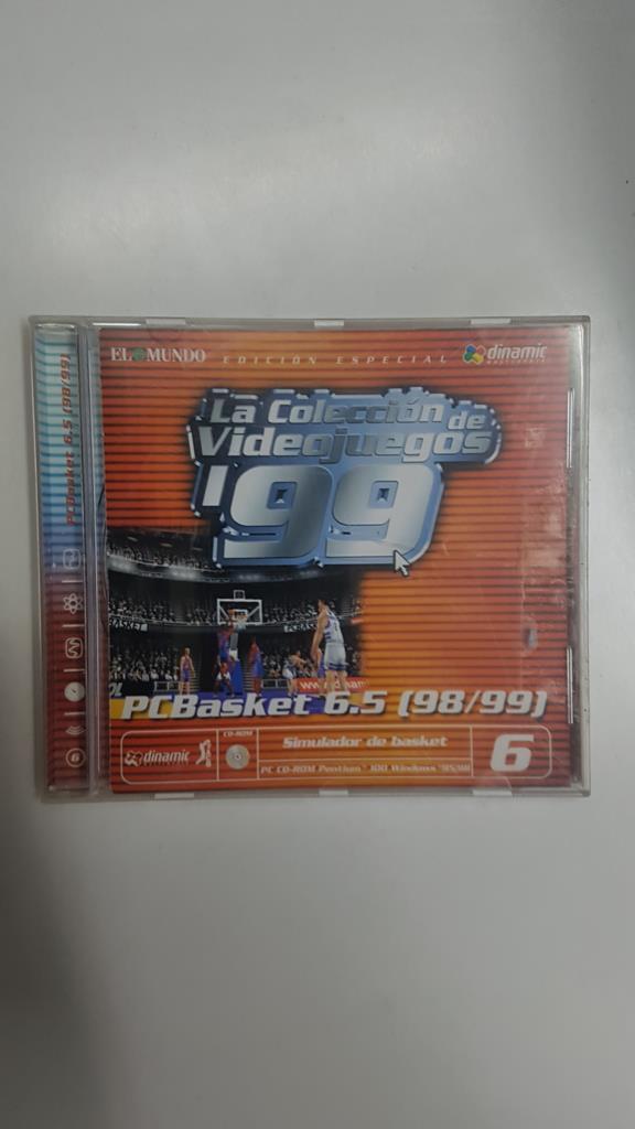 CD Juego PC: PC Basket 6.5 (98/99), edicion especial. La Coleccion de Videojuegos '99 num 06. Simulador de basket