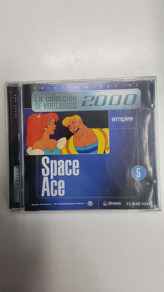 CD Juego PC: Space Ace, edicion especial. La coleccion de videojuegos 2000 num 05. Dibujos interactivos. Empire Iteractive