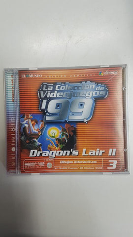 CD Juego PC: Dragon's Lair II, edicion especial. La Coleccion de Videojuegos '99 num 03. Dibujos interactivos. Ready Soft