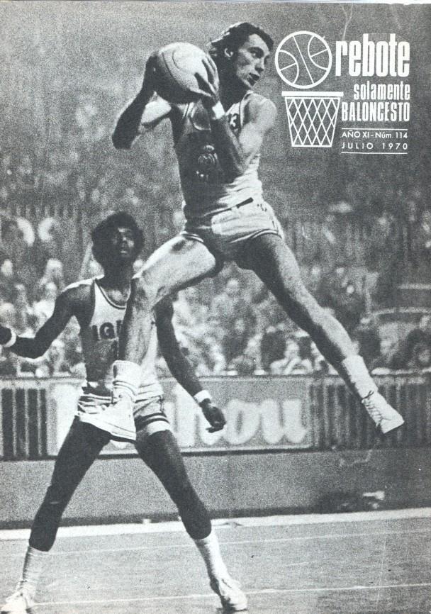 Rebote solamente baloncesto numero 114 (julio 1970): Anselmo lopez
