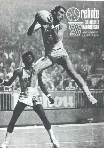 Rebote solamente baloncesto numero 114 (julio 1970): Anselmo lopez