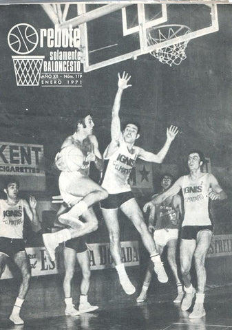 Rebote solamente baloncesto numero 119 (enero 1971): Nuevo pabellon del Juventud de Badalona
