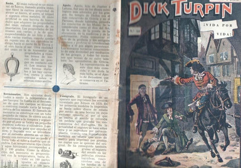 Folletin: Dick Turpin numero 14: Vida por vida