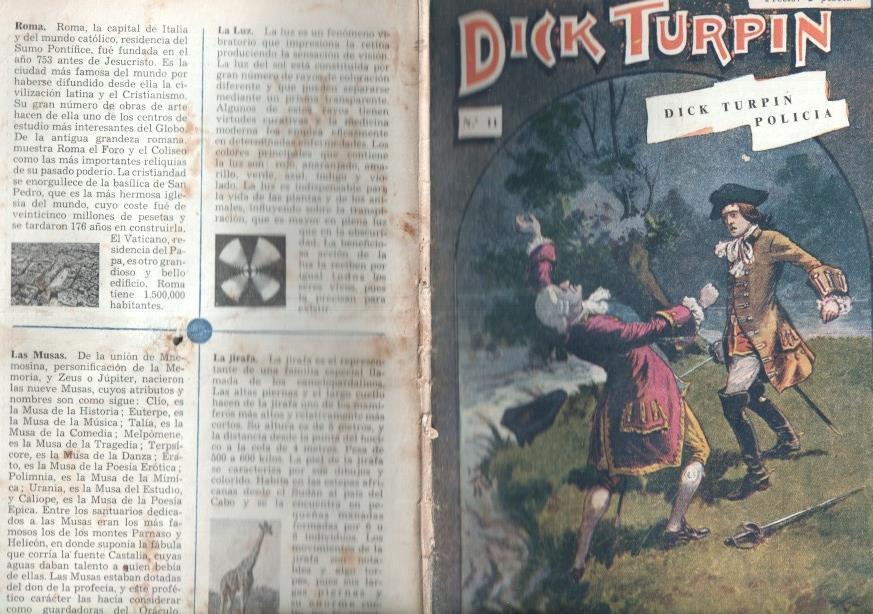 Folletin: Dick Turpin numero 11: Dick Turpin policia