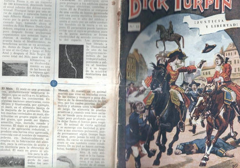 Folletin: Dick Turpin numero 12: Justicia y libertad