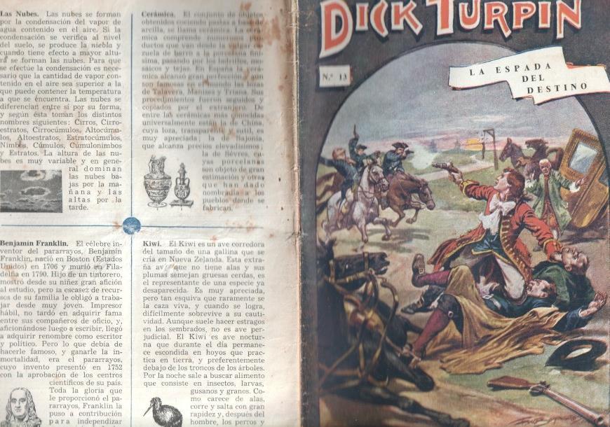 Folletin: Dick Turpin numero 13: La espada del destino