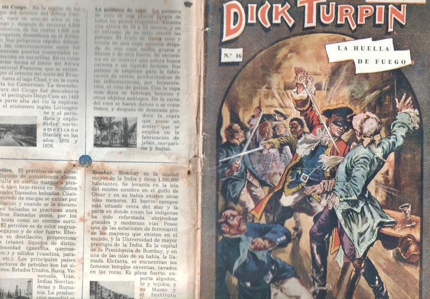 Folletin: Dick Turpin numero 16: La huella de fuego