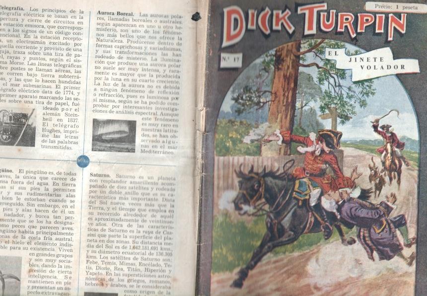 Folletin: Dick Turpin numero 17: El jinete volador