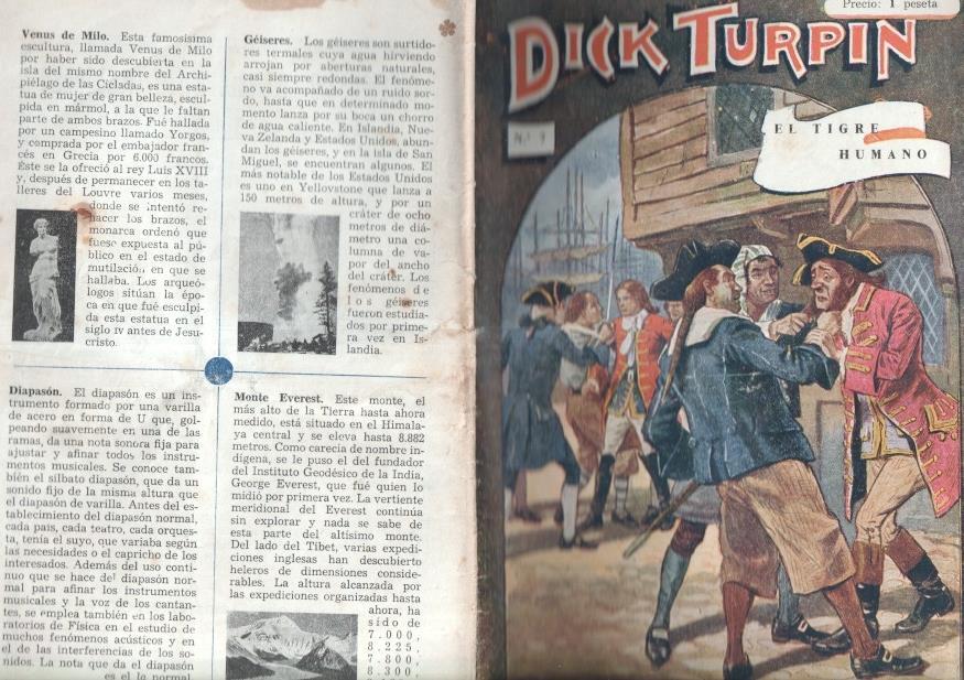 Folletin: Dick Turpin numero 07: El tigre humano