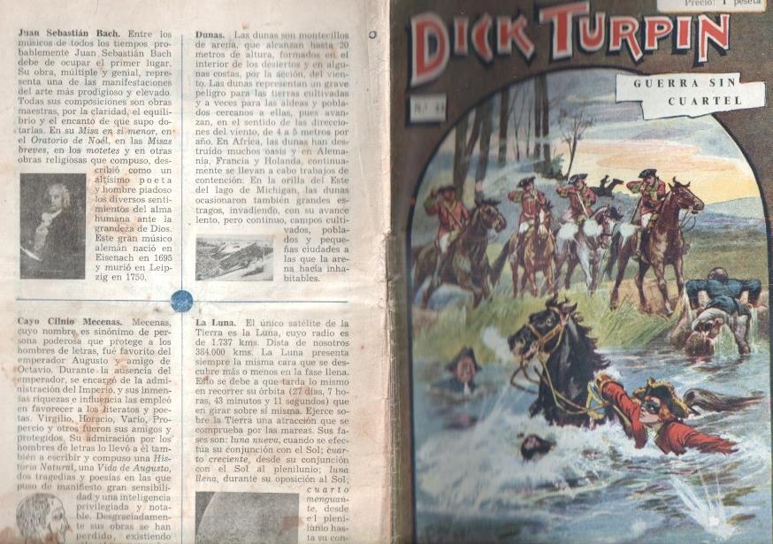 Folletin: Dick Turpin numero 22: Guerra sin cuartel