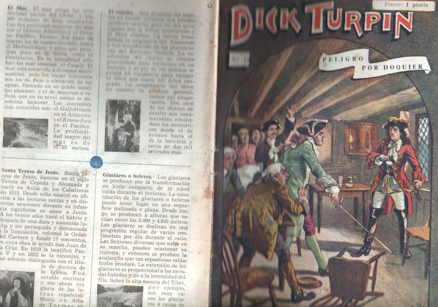 Folletin: Dick Turpin numero 23: Peligro por doquier