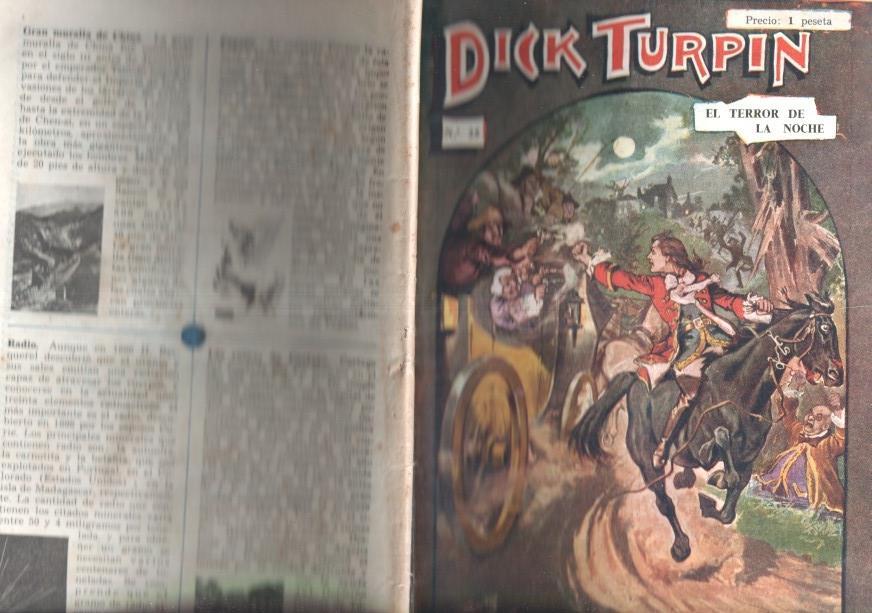 Folletin: Dick Turpin numero 25: El terror de la noche