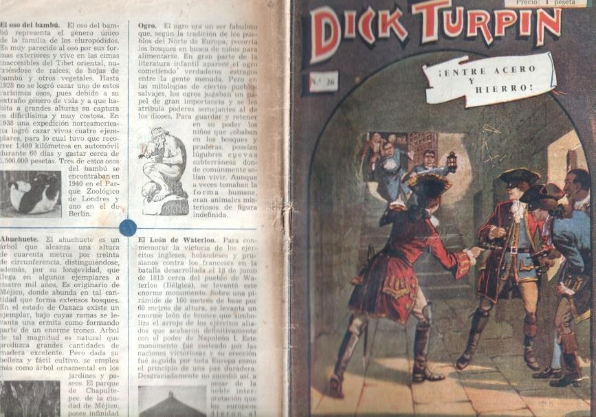 Folletin: Dick Turpin numero 25: Entre acero y hierro