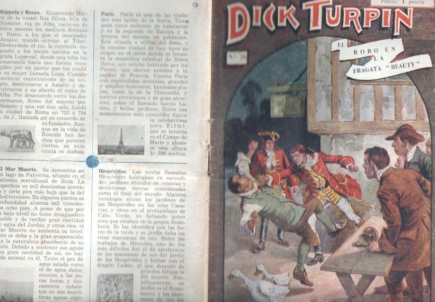 Folletin: Dick Turpin numero 29: El robo en la fragata Beauty