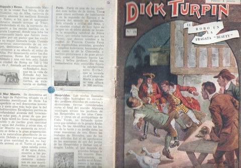 Folletin: Dick Turpin numero 29: El robo en la fragata Beauty