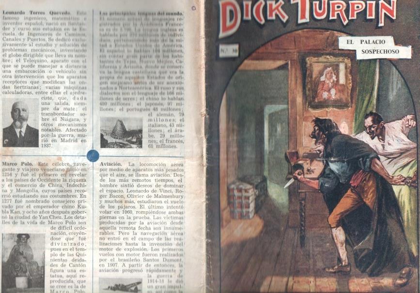 Folletin: Dick Turpin numero 30: El palacio sospechoso