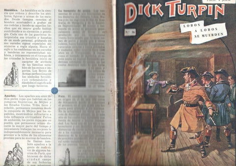 Folletin: Dick Turpin numero 36: Lobos a lobos se muerden