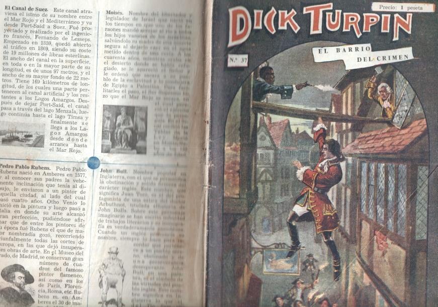 Folletin: Dick Turpin numero 37: El barrio del crimen