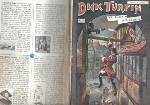 Folletin: Dick Turpin numero 37: El barrio del crimen