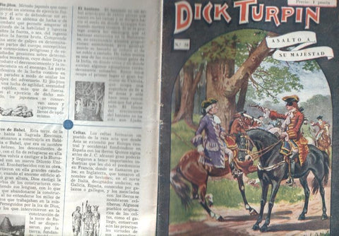 Folletin: Dick Turpin numero 38: Asalto a su Majestad