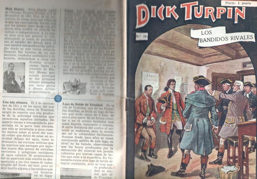 Folletin: Dick Turpin numero 39: Los bandidos rivales
