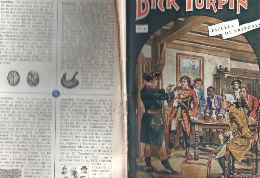 Folletin: Dick Turpin numero 42: Escuela de bribones