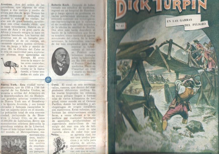 Folletin: Dick Turpin numero 43: En las garras del peligro